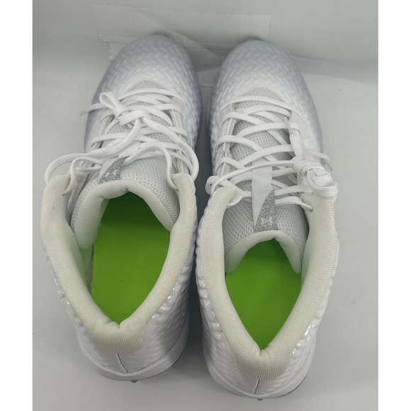 Under Armour Spotlight Hammer RM Football Cleats White Metallic Size 12 NEW - Picture 4 of 5